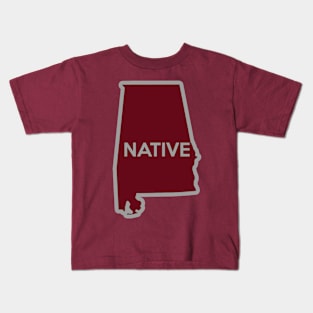 Alabama Native AL Kids T-Shirt